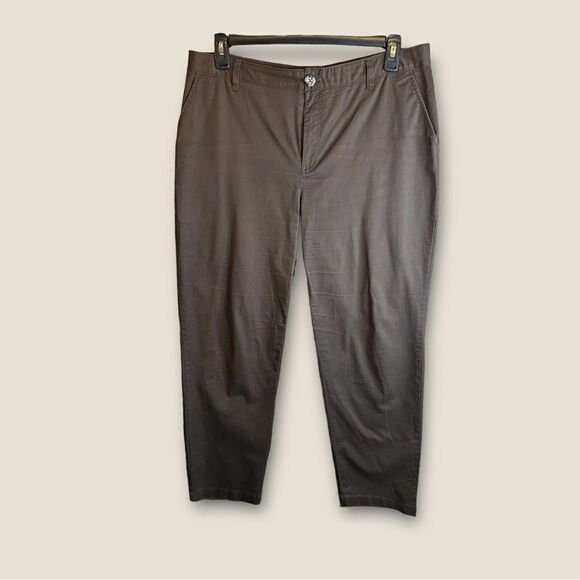 5 for $25🔥Size 14 Laura Scott Brown Dress Pants - Picture 1 of 5